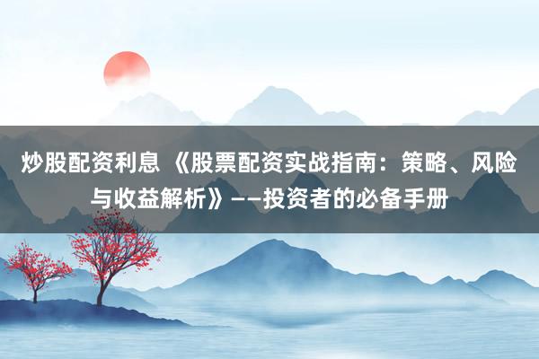 炒股配资利息 《股票配资实战指南：策略、风险与收益解析》——投资者的必备手册