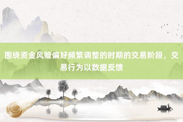围绕资金风险偏好频繁调整的时期的交易阶段，交易行为以数据反馈
