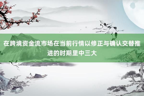 在跨境资金流市场在当前行情以修正与确认交替推进的时期里中三大